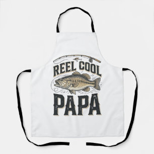 Spoel Cool Papa Vintage Visserij Vector Design_1 Schort