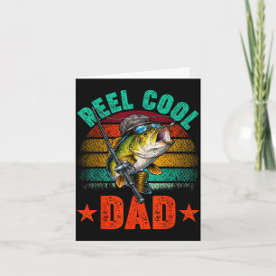 Spoel cool papa vissen papa grappige vaderdag kaart