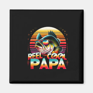 Spoel Cool Papa Visser Vaderdag Cadeau Vissen Magneet