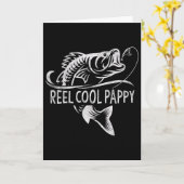 Spoel Cool Pappy Visgeschenken Pappy Vaderdag Kaart (Gele Bloem)