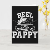 Spoel Cool Pappy Vissende Grootvader Voor Vaderdag Kaart (Gele Bloem)