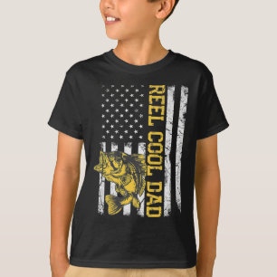 Spoel Cool Vader Vissen Vaderdag Geschenk 4e Juli T-shirt
