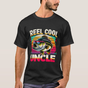 Spoel Coole Oom Grappige Byss Vissen Oom Vaderdag  T-shirt