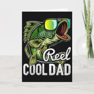 Spoel Coole Papa Vis Sungles Grappige Vaderdag Cad Kaart