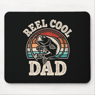 Spoel Coole Papa Vissen Vader Vintage Daddy Vaderd Muismat