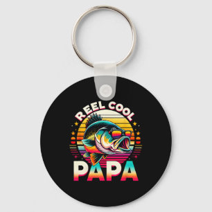 Spoel Coole Papa Visser Visserij Papa Vaderdag Sleutelhanger