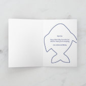 Spoel Coole Papa Visvangst Stijl Humor Grappige Va Feestdagen Kaart (Binnen)