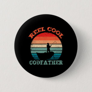 Spoel Coole Peetvader Vissen Grappig Vintage Retro Ronde Button 5,7 Cm