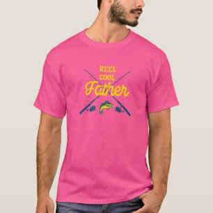 Spoel Coole Vader Vissen Visser Humor Papa Zegt T-shirt