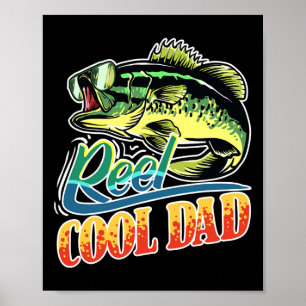 Spoel Coole Vader Visser Grappig Vissen Poster