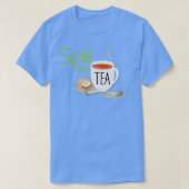 Spoel de thee af 34 t-shirt (Design voorkant)