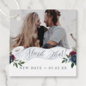 Spoel die nieuwe foto van het papieren filetpapier bedankjes labels (Voorkant)