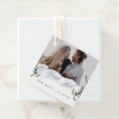 Spoel die nieuwe foto van het papieren filetpapier bedankjes labels (In situ)