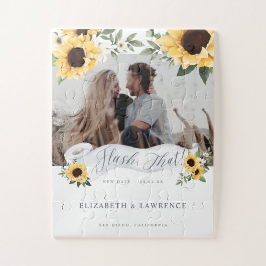 Spoel die nieuwe foto van het papieren filetpapier legpuzzel (Verticaal)