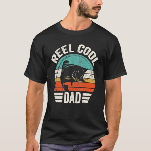 Spoel Goede Vader Vaderdag Vissen T-shirt (Voorkant)