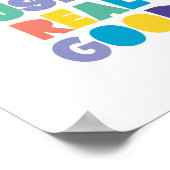 Spoel het door Spoel het door Badkamer Bord Poster (Hoek)