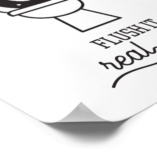 Spoel het echt goed poster (Hoek)