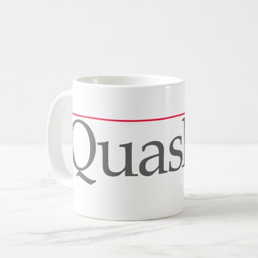 "Spoel het!" — Koffiemok (Voorkant links)