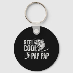 Spoel koele Pap Pap vissen vadersdag cadeaus Sleutelhanger