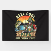 Spoel Koele Papa Gewoon Kruipend Het Spoel Spandoek (Horizontaal)