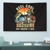 Spoel Koele Papa Gewoon Kruipend Het Spoel Spandoek (Beurs)