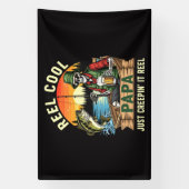 Spoel Koele Papa Gewoon Kruipend Het Spoel Spandoek (Verticaal)
