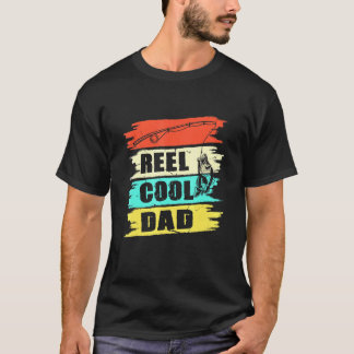 Spoel Koele Papa Vis Vissen Vader Koel Vaderendag T-shirt