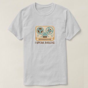 Spoel om het Analoge Apparaat van de Bandrecorder T-shirt