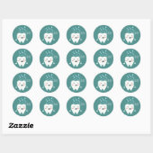 Spoel Tandarts (vel van 20) Stickers (Vel)