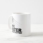 SPOEL WATER. DOE SAMEN EEN Douche. Koffiemok (Voorkant links)