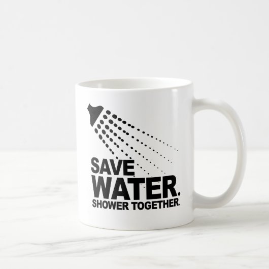 SPOEL WATER. DOE SAMEN EEN Douche. Koffiemok (Rechts)