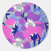 Spoelbloemen Ronde Sticker (Voorkant)