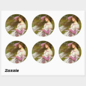 Spoelbloemen Ronde Sticker (Vel)