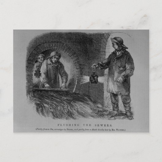 Spoelen van de riemen briefkaart (Voorkant)