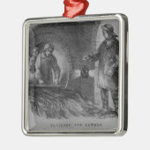 Spoelen van de riemen metalen ornament (Links)