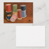 Spoelen van draad notitiekaartje (Voorkant / Achterkant)