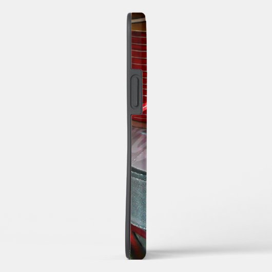 Spoelen van kerstfeestdagen, rood en goud Case-Mate iPhone case (Achterkant / Rechts)