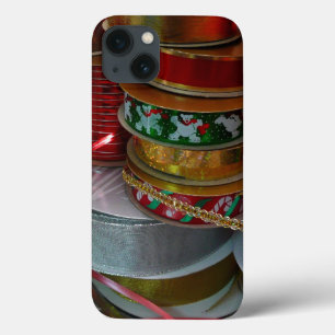 Spoelen van kerstfeestdagen, rood en goud Case-Mate iPhone case