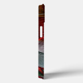 Spoelen van kerstfeestdagen, rood en goud Case-Mate iPhone case (Achterkant / Rechts)