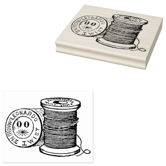  spoelen van kunststempel van Thread Rubber Rubberstempel (Gestempeld)