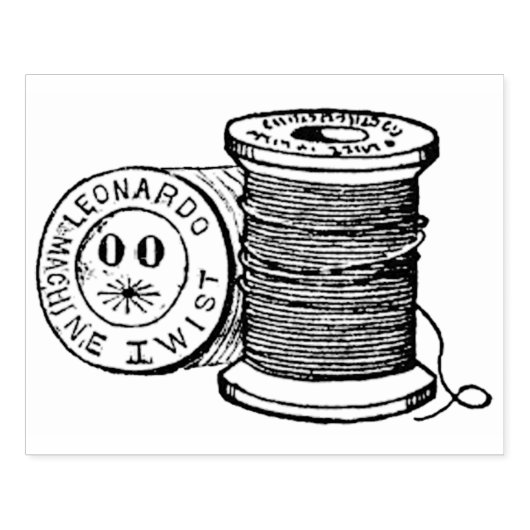  spoelen van kunststempel van Thread Rubber Rubberstempel (Afrduk)