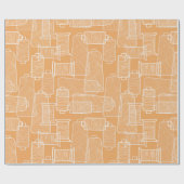 Spoelen van naadloze naaigarens van schroefdraad cadeaupapier (Vlak)