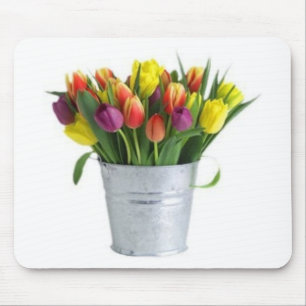 spoeling van tulpen muismat