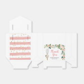 Spoelroze Vrijgezellenfeest snel weggedraaid Bedankdoosjes (Uitgevouwen)