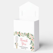 Spoelroze Vrijgezellenfeest snel weggedraaid Bedankdoosjes (Geopend)