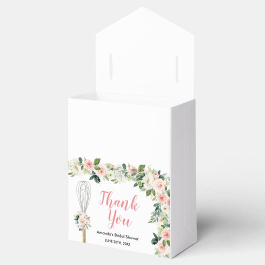 Spoelroze Vrijgezellenfeest snel weggedraaid Bedankdoosjes (Geopend)