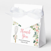 Spoelroze Vrijgezellenfeest snel weggedraaid Bedankdoosjes (Voorkant Zijde)