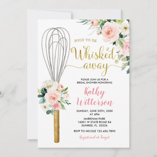 Spoelroze Vrijgezellenfeest snel weggedraaid Kaart (Voorkant)