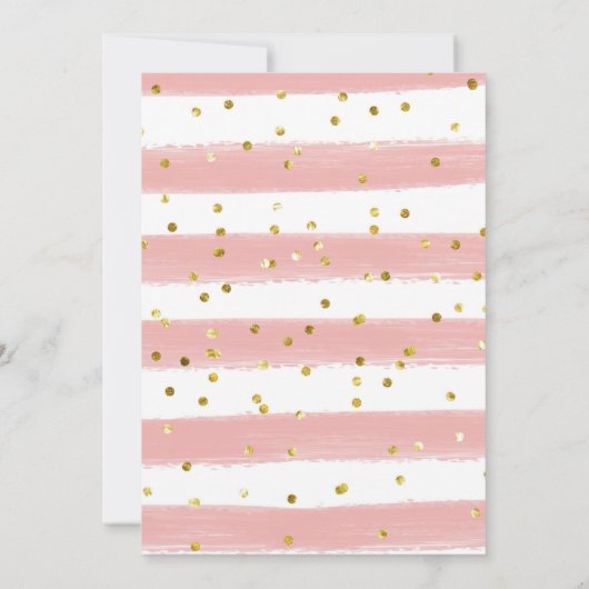 Spoelroze Vrijgezellenfeest snel weggedraaid Kaart (Achterkant)