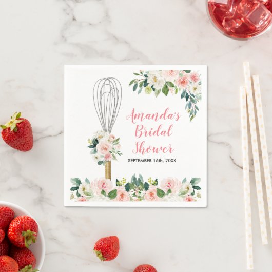 Spoelroze Vrijgezellenfeest snel weggedraaid Servet (Insitu)